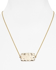 Make molten metallics your signature with Belle Noel's gilded rectangle necklace. With modern angles, the refined style sharpens all your favorite looks. Make molten metallics your signature with Belle Noel's gilded rectangle necklace. With modern angles, the refined style sharpens all your favorite looks.