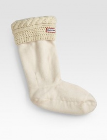 The perfect complement to your favorite boots, stay cozy and chic in this adorable design with a fold-over, cable-knit cuff.Logo detailPolyesterMachine washImported The perfect complement to your favorite boots, stay cozy and chic in this adorable design with a fold-over, cable-knit cuff.Logo detailPolyesterMachine washImported