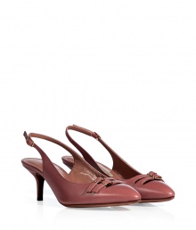 With their antique pink coloring and dainty double buckle detail, LAutre Choses pointy toe sling-backs are a chic choice for dressing up feminine daytime looks - Softly pointed toe, double buckled front detail, buckled sling-back - Low heel - Wear with everything from skinnies and tissue tees to printed skirts and silk tops With their antique pink coloring and dainty double buckle detail, LAutre Choses pointy toe sling-backs are a chic choice for dressing up feminine daytime looks - Softly pointed toe, double buckled front detail, buckled sling-back - Low heel - Wear with everything from skinnies and tissue tees to printed skirts and silk tops