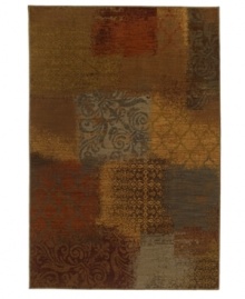 Classically inspired, but rich in modern appeal, the Vallette area rug boasts eye-catching ombre patternwork in an array of earthy tones. Made in the USA of rich New Zealand wool for an enduring, comfortable design. Classically inspired, but rich in modern appeal, the Vallette area rug boasts eye-catching ombre patternwork in an array of earthy tones. Made in the USA of rich New Zealand wool for an enduring, comfortable design.