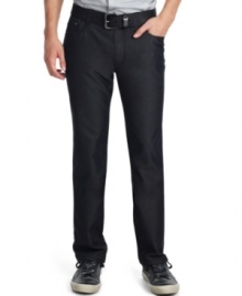 Take a break from your jeans habit with these stylish Kenneth Cole Reaction pants. Take a break from your jeans habit with these stylish Kenneth Cole Reaction pants.
