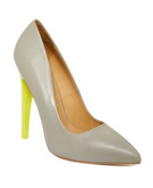 The ultimate in cool. L.A.M.B.'s Hydra platform pumps feature a hidden platform and a heel color that contrasts against the main upper in the most dramatic way. The ultimate in cool. L.A.M.B.'s Hydra platform pumps feature a hidden platform and a heel color that contrasts against the main upper in the most dramatic way.