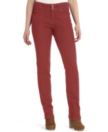 In the red: These Levi's skinny jeans feature a surprisingly fresh wash and always-flattering fit. In the red: These Levi's skinny jeans feature a surprisingly fresh wash and always-flattering fit.