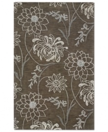 Sophisticated stems. Emulating the look of drawn botanical studies, the Mandhal area rug from Sphinx brings this artful tradition to your floors. Handcrafted of rich polyester fibers in an abrash colorway for a soft, durable home accent. Sophisticated stems. Emulating the look of drawn botanical studies, the Mandhal area rug from Sphinx brings this artful tradition to your floors. Handcrafted of rich polyester fibers in an abrash colorway for a soft, durable home accent.