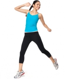 This cute and simple Ideology cami is an essential piece for your workout. Thin and lightweight, try layering two for a dance-inspired look! This cute and simple Ideology cami is an essential piece for your workout. Thin and lightweight, try layering two for a dance-inspired look!