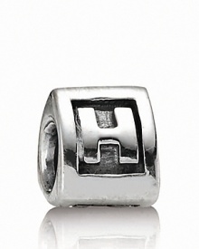 Add meaningful initials to your PANDORA bracelet with sterling silver alpha charms. Add meaningful initials to your PANDORA bracelet with sterling silver alpha charms.
