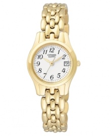 Classic design outlasts time and trend with this watch by Citizen. Classic design outlasts time and trend with this watch by Citizen.