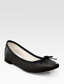 Classic style in supple lambskin with grosgrain trim and bow tie. Stacked heel, ½ (15mm) Slight point toe Bow detail Leather sole Made in FranceOUR FIT MODEL RECOMMENDS ordering one half size up as this style runs small. Classic style in supple lambskin with grosgrain trim and bow tie. Stacked heel, ½ (15mm) Slight point toe Bow detail Leather sole Made in FranceOUR FIT MODEL RECOMMENDS ordering one half size up as this style runs small.