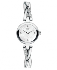 Wrap your wrist in a bit of lovely elegance with this gorgeous watch by ESQ by Movado. Diamond-accented stainless steel bracelet and round case. Mother of peal dial with diamond accents at markers and logo. Quartz movement. Water resistant to 30 meter. Two-year limited warranty. Wrap your wrist in a bit of lovely elegance with this gorgeous watch by ESQ by Movado. Diamond-accented stainless steel bracelet and round case. Mother of peal dial with diamond accents at markers and logo. Quartz movement. Water resistant to 30 meter. Two-year limited warranty.