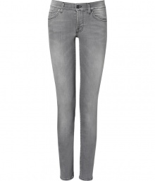 These classic skinny jeans from Seven for All Mankind lend effortless style to any casual ensemble - Five-pocket styling, distinctive logo detail on back pockets - Slim fit, skinny leg - Pair with a tunic top, printed tee, or silk blouse and heels These classic skinny jeans from Seven for All Mankind lend effortless style to any casual ensemble - Five-pocket styling, distinctive logo detail on back pockets - Slim fit, skinny leg - Pair with a tunic top, printed tee, or silk blouse and heels