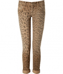 Take a wild stance on this seasons penchant for printed pants with Current Elliotts ultra soft rolled cuff leopard print cords - Classic five-pocket style, zip fly, button closure, belt loops, rolled cuffs - Form-fitting - Pair with chunky knits and flats, or dress up with feminine tops and statement heels Take a wild stance on this seasons penchant for printed pants with Current Elliotts ultra soft rolled cuff leopard print cords - Classic five-pocket style, zip fly, button closure, belt loops, rolled cuffs - Form-fitting - Pair with chunky knits and flats, or dress up with feminine tops and statement heels