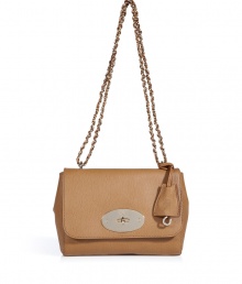 Super stylish and ready for any event, this luxe shoulder bag from It British brand Mulberry will give any look a chic upgrade - Rectangular shape, front flap with a turn-lock clasp, textured leather, chain detailed shoulder strap - Style with skinny jeans and a silk blouse or a slinky cocktail sheath Super stylish and ready for any event, this luxe shoulder bag from It British brand Mulberry will give any look a chic upgrade - Rectangular shape, front flap with a turn-lock clasp, textured leather, chain detailed shoulder strap - Style with skinny jeans and a silk blouse or a slinky cocktail sheath