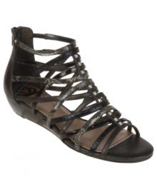 Criss-cross crazy! Take these strappy Kennsington gladiators by Fergalicious for a spin this summer. Criss-cross crazy! Take these strappy Kennsington gladiators by Fergalicious for a spin this summer.