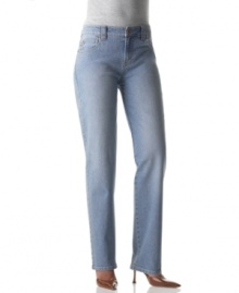 The essential, clean and basic classic-fit jeans: the Mandie from BandolinoBlu. The essential, clean and basic classic-fit jeans: the Mandie from BandolinoBlu.