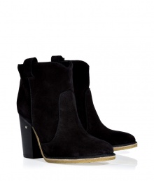 Add a punch of Parisian cool into your everyday favorite footwear collection with Laurence Dacades suede ankle boots, detailed with grosgrain trim and a natural crepe sole for a chic, casual finish - Rounded toe, covered leather heel, grosgrain welt - Pair with super slim skinnies and chunky knits for effortless days Add a punch of Parisian cool into your everyday favorite footwear collection with Laurence Dacades suede ankle boots, detailed with grosgrain trim and a natural crepe sole for a chic, casual finish - Rounded toe, covered leather heel, grosgrain welt - Pair with super slim skinnies and chunky knits for effortless days