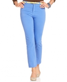 Add a cheerful touch to your wardrobe with Charter Club's classic jeans in a modern, saturated wash. Pair them with a contrasting belt for an extra pop of color! Add a cheerful touch to your wardrobe with Charter Club's classic jeans in a modern, saturated wash. Pair them with a contrasting belt for an extra pop of color!