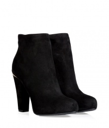 Every wardrobe calls for a pair of flawless black ankle boots, and Le Silla has just the pair to give your look a kick of edgy elegance - Almond toe, hidden wafer platform, gold-toned logo detailed metal heel insert, inside zip, blocky heel, rubber and leather sole - Wear with chunky knits and jeans, or with sheath dresses and opaque tights for day to evening glamour Every wardrobe calls for a pair of flawless black ankle boots, and Le Silla has just the pair to give your look a kick of edgy elegance - Almond toe, hidden wafer platform, gold-toned logo detailed metal heel insert, inside zip, blocky heel, rubber and leather sole - Wear with chunky knits and jeans, or with sheath dresses and opaque tights for day to evening glamour