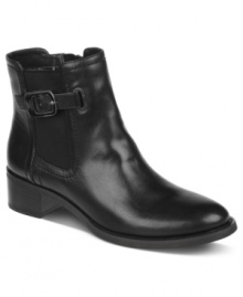 Watch as Etienne Aigner's Carlton booties add the perfect finish to your look. Watch as Etienne Aigner's Carlton booties add the perfect finish to your look.