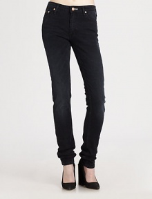 Skinny-fit denim with a hint of stretch, with slight fading for a casual look.THE FITFitted through hips and thighsInseam, about 35THE DETAILSZip flyFive-pocket style98% cotton/2% elastaneDry clean or hand washImportedModel shown is 5'10 (177cm) wearing US size 4. Skinny-fit denim with a hint of stretch, with slight fading for a casual look.THE FITFitted through hips and thighsInseam, about 35THE DETAILSZip flyFive-pocket style98% cotton/2% elastaneDry clean or hand washImportedModel shown is 5'10 (177cm) wearing US size 4.