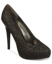 You're sure to fall for this fancy shoe. Carlos by Carlos Santana's Love platform pumps feature a trendy almond toe and a sparkly upper. You're sure to fall for this fancy shoe. Carlos by Carlos Santana's Love platform pumps feature a trendy almond toe and a sparkly upper.