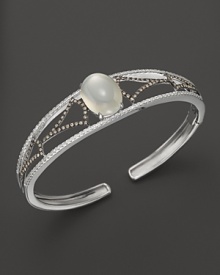 Badgley Mischka Grey Moonstone And Diamond Cuff Badgley Mischka Grey Moonstone And Diamond Cuff