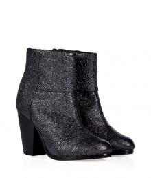 Offered in textured metallic leather, the versatile-yet-chic Newbury boots from Rag & Bone are sure to be a new-season staple - Rounded toe, metallic leather, seaming details, stacked leather heel, back zip closure - Hits above the ankle - Try with a modernized pencil skirt and a classic tee or skinny jeans and an oversized cardigan Offered in textured metallic leather, the versatile-yet-chic Newbury boots from Rag & Bone are sure to be a new-season staple - Rounded toe, metallic leather, seaming details, stacked leather heel, back zip closure - Hits above the ankle - Try with a modernized pencil skirt and a classic tee or skinny jeans and an oversized cardigan