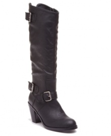 A tapered toe and stacked heel add allure to DV by Dolce Vita's Quimby boots. A tapered toe and stacked heel add allure to DV by Dolce Vita's Quimby boots.