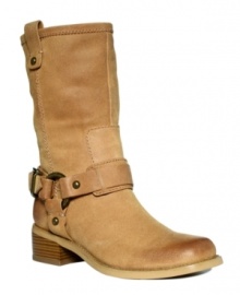 Less is more: Jessica Simpson's Inna has all of the elements of a tall motorcycle boot (buckle detailing and a stacked heel), albeit in ankle boot form. The classic design means you'll wear them for years to come. Less is more: Jessica Simpson's Inna has all of the elements of a tall motorcycle boot (buckle detailing and a stacked heel), albeit in ankle boot form. The classic design means you'll wear them for years to come.