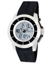 Innovative, touch-screen tech and modern style unite on this bold watch by Kenneth Cole New York. Innovative, touch-screen tech and modern style unite on this bold watch by Kenneth Cole New York.