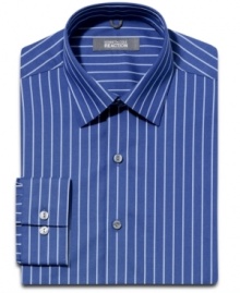 Get on the straight and narrow. This Kenneth Cole Reaction dress shirt is lean and streamlined. Get on the straight and narrow. This Kenneth Cole Reaction dress shirt is lean and streamlined.