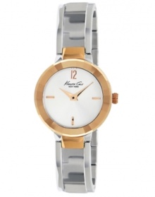 A luminous rising star from Kenneth Cole New York. This stunning watch makes people take notice of its gleaming rosy hues and silver shimmers. A luminous rising star from Kenneth Cole New York. This stunning watch makes people take notice of its gleaming rosy hues and silver shimmers.