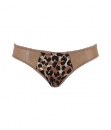 Stylish slip in fine brown synthetic fiber - very comfortable due to stretch content - elegant leopard print - cute bow and pleasant medium wide waistband - perfect snug fit - stylish, sexy, seductive - fits under (almost) all outfits Stylish slip in fine brown synthetic fiber - very comfortable due to stretch content - elegant leopard print - cute bow and pleasant medium wide waistband - perfect snug fit - stylish, sexy, seductive - fits under (almost) all outfits