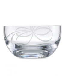 A perfect harmony of feminine grace and modern utility, the Belle Boulevard peony bowl features a frosted ribbon motif in luminous crystal from kate spade new york. Beautiful for fruit, flowers and more! A perfect harmony of feminine grace and modern utility, the Belle Boulevard peony bowl features a frosted ribbon motif in luminous crystal from kate spade new york. Beautiful for fruit, flowers and more!