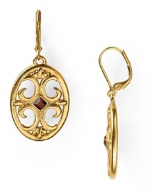 T Tahari Shield Love It Smokey Topaz Earrings T Tahari Shield Love It Smokey Topaz Earrings