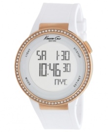 Kenneth Cole New York delivers a thoroughly modern watch with trendy rose-gold and a digital touch-screen. Kenneth Cole New York delivers a thoroughly modern watch with trendy rose-gold and a digital touch-screen.