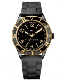 A durable sport watch with added style and flair, by Tommy Hilfiger. A durable sport watch with added style and flair, by Tommy Hilfiger.