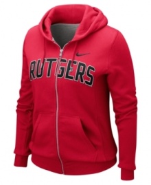 Spread the spirit and cheer on your favorite team with this NCAA Rutgers Scarlet Knights hoodie from Nike.