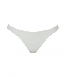 Luxurious thong in fine ivory synthetic fiber/cotton blend - very soft and oustandingly comfortable due to stretch content - a classic with a comfortable moderate wide waistband and high rise - perfect elastic fit - stylish, sexy, seductive - fits under (almost) all outfits Luxurious thong in fine ivory synthetic fiber/cotton blend - very soft and oustandingly comfortable due to stretch content - a classic with a comfortable moderate wide waistband and high rise - perfect elastic fit - stylish, sexy, seductive - fits under (almost) all outfits