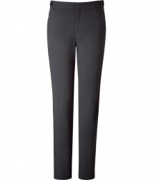 Elegant pants in fine, taupe viscose stretch - easy, pleasant summery quality - trend color: taupe - pants fit moderately high with slim thighs and legs - brilliant office trousers, look classy, but stylish - wear with a fresh blouse or a top, and a blazer or cardigan Elegant pants in fine, taupe viscose stretch - easy, pleasant summery quality - trend color: taupe - pants fit moderately high with slim thighs and legs - brilliant office trousers, look classy, but stylish - wear with a fresh blouse or a top, and a blazer or cardigan