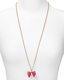 Let MARC BY MARC JABOBS' bow ring tie up loose ends in your accessory collection. With color-pop charm, the girlish bauble looks lovely with daily denim and cocktail dresses. Let MARC BY MARC JABOBS' bow ring tie up loose ends in your accessory collection. With color-pop charm, the girlish bauble looks lovely with daily denim and cocktail dresses.
