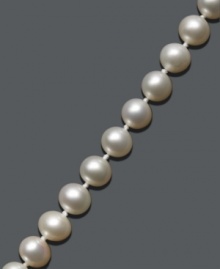 The perfect gift of timeless elegance. Bracelet features a pretty strand of cultured freshwater pearls (6-6-1/2 mm) set in 14k gold. Approximate length: 7-1/2 inches. The perfect gift of timeless elegance. Bracelet features a pretty strand of cultured freshwater pearls (6-6-1/2 mm) set in 14k gold. Approximate length: 7-1/2 inches.