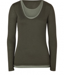 Essential for layered looks, Majestics tank/tee combo is a must for your casual cool staple wardrobe - Longer sage tank, military scoop neck long sleeve tee - Loosely form-fitting - Team with favorite jeans and statement fashion sneakers Essential for layered looks, Majestics tank/tee combo is a must for your casual cool staple wardrobe - Longer sage tank, military scoop neck long sleeve tee - Loosely form-fitting - Team with favorite jeans and statement fashion sneakers