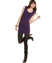 Material Girl gives the body-con dress a flirty makeover with a cute bow in the back! The fitted shape shows off your curves to perfection. Material Girl gives the body-con dress a flirty makeover with a cute bow in the back! The fitted shape shows off your curves to perfection.