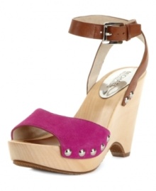 Pretty and bright with a contrasting ankle strap. The Easton wedge sandals by MICHAEL by Michael Kors are a stylish summer essential. Pretty and bright with a contrasting ankle strap. The Easton wedge sandals by MICHAEL by Michael Kors are a stylish summer essential.