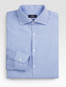 A modern houndstooth print lends a sophisticated polish to a cotton dress wardrobe essential.Button-frontSpread collarCottonMachine washImported A modern houndstooth print lends a sophisticated polish to a cotton dress wardrobe essential.Button-frontSpread collarCottonMachine washImported