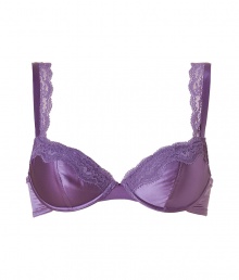 Bring luxe appeal to your everyday with this ultra-stylish bra from It Brit designer Stella McCartney - Underwire, padded demi-cups, lace-detailed wide adjustable straps, back hook and eye closure, lace trim - Perfect under any outfit or paired with matching panties for stylish lounging Bring luxe appeal to your everyday with this ultra-stylish bra from It Brit designer Stella McCartney - Underwire, padded demi-cups, lace-detailed wide adjustable straps, back hook and eye closure, lace trim - Perfect under any outfit or paired with matching panties for stylish lounging