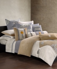 Woven with iconic sea dragon and wave motifs, the Lotus Temple duvet cover captures the essence of the ancient East in soothing color. Reverses to a warmer palette, allowing you to customize the look of your bedding. Button closure. Woven with iconic sea dragon and wave motifs, the Lotus Temple duvet cover captures the essence of the ancient East in soothing color. Reverses to a warmer palette, allowing you to customize the look of your bedding. Button closure.