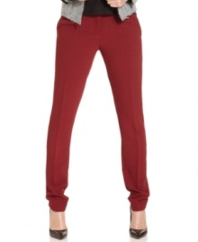 Go for a polished fall look with these BCBGeneration straight-leg pants! Be sure to pair them with sky-high heels to keep it chic. Go for a polished fall look with these BCBGeneration straight-leg pants! Be sure to pair them with sky-high heels to keep it chic.