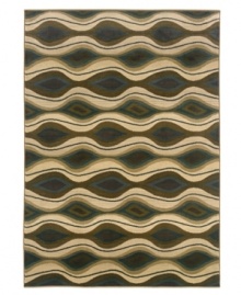 Truly a vibrant tale of color, the Odyssey area rug from Sphinx is cross-woven of 36 different colors which gives its wave pattern incredible depth and textural interest. Intricately woven of pure polypropylene for exquisite strength and softness. Truly a vibrant tale of color, the Odyssey area rug from Sphinx is cross-woven of 36 different colors which gives its wave pattern incredible depth and textural interest. Intricately woven of pure polypropylene for exquisite strength and softness.