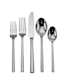 The straight and narrow. Oneida's Diameter flatware boasts a streamlined silhouette and radiant shine in premium stainless steel, a sleek and sturdy solution for modern table settings. The straight and narrow. Oneida's Diameter flatware boasts a streamlined silhouette and radiant shine in premium stainless steel, a sleek and sturdy solution for modern table settings.